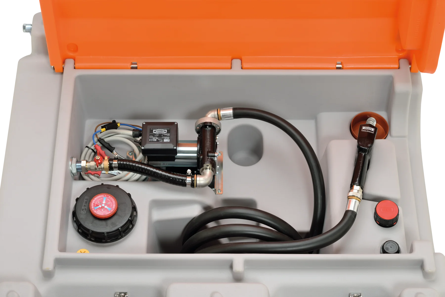 CEMO CUBE spremnik za dizel 980 L s pumpom 12V Mobil Premium