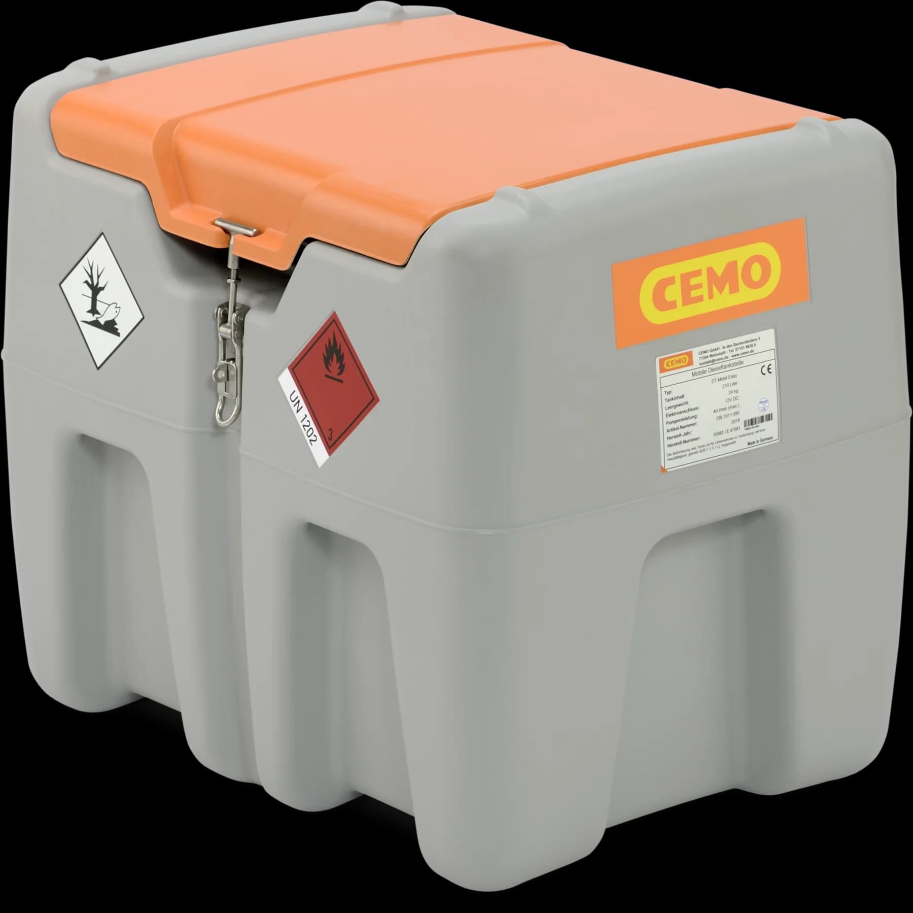 CEMO DT Mobil Easy spremnik za gorivo 210 L s pumpom 12V